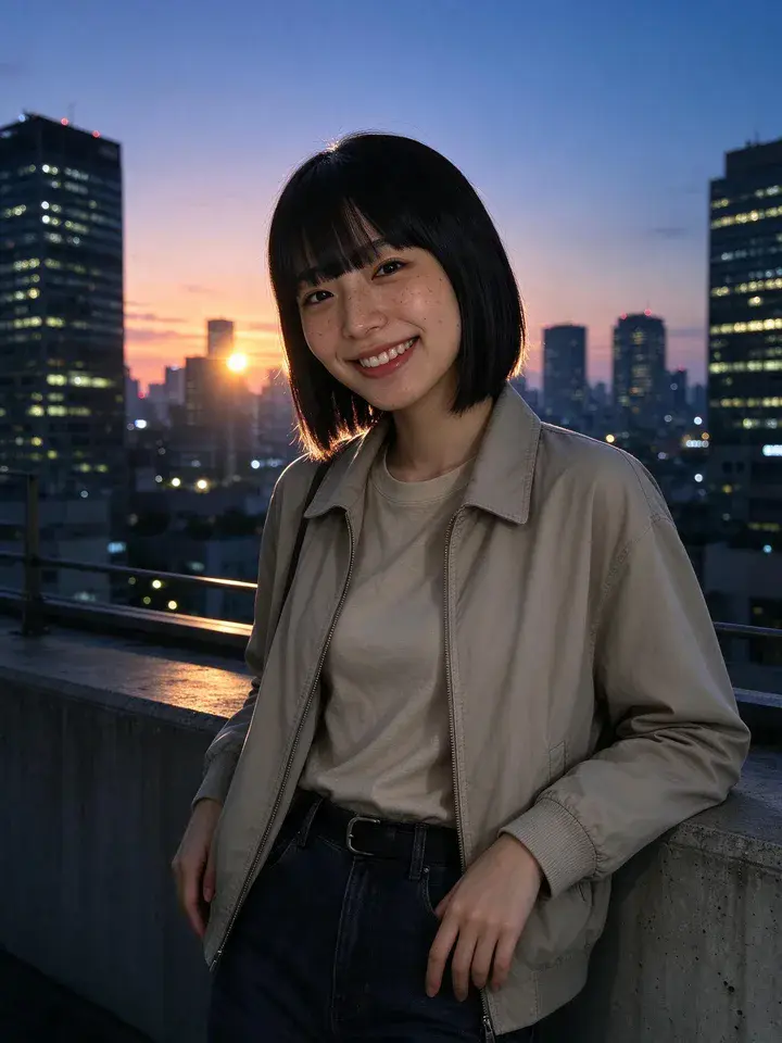Rooftop at Dusk · Result